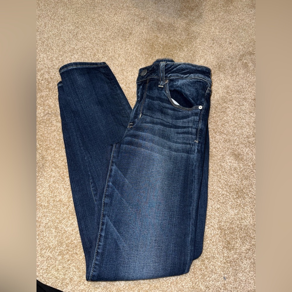 American Eagle Outfitters Dark Blue Women's Skinny Jeans